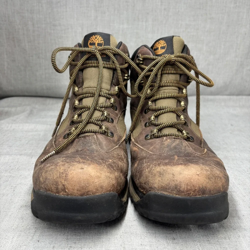 Timberland Chocorua Hiking Boots Brown Leather Gore-Tex Waterproof Men's Size 12